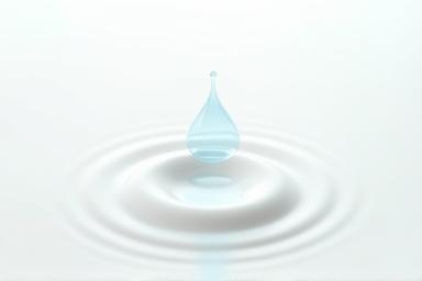 Waterdruppel symbool over melk
